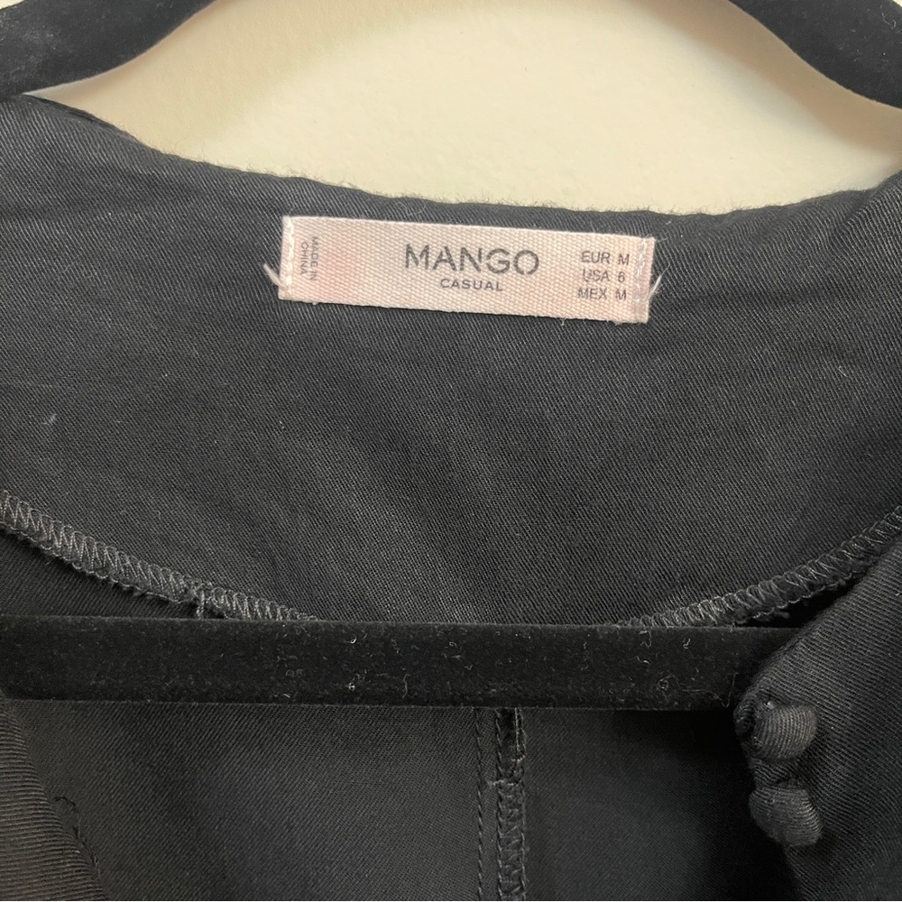 Mango Black Long sleeve Dress in size Medium - Picture 7 of 8